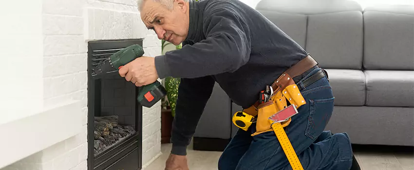 New Indoor Fireplace Installation in Phoenixville, Pennsylvania