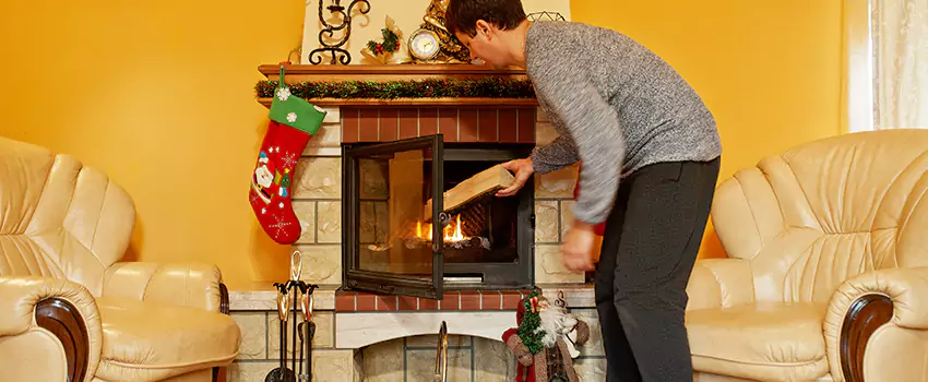 Rusted Metal Fireplace Restoration in Phoenixville, Pennsylvania